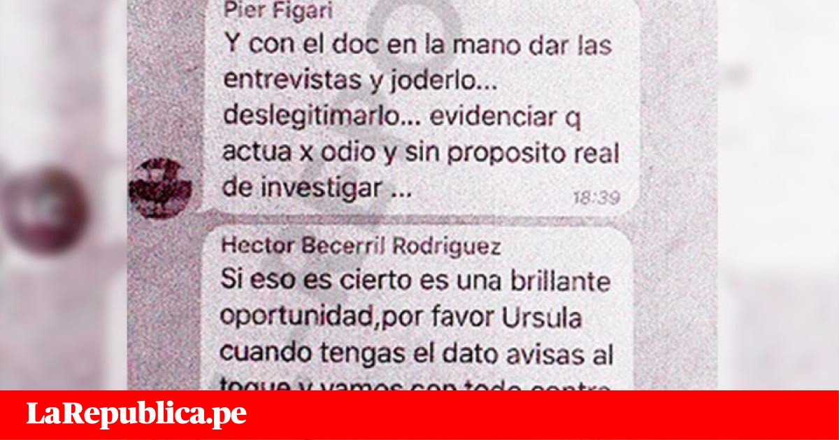 Revelan coordinaciones de Fuerza Popular para desprestigiar a fiscal José Domingo Pérez