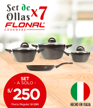 Set de ollas Gemma Flonal - Set x07