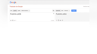 Google Translate Esto Aparece Si Pones Flavia Laos En Si Eres Fanático De Flavia Laos Esta Nota Te Hará Reír Google Translate Arrojó Una