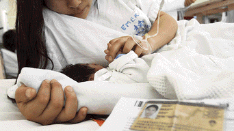 Angelito. el embarazo adolescente ha aumentado en el país. none