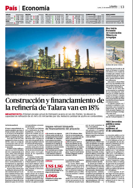 Edicion Impresa - Lunes, 21 de Septiembre del 2015