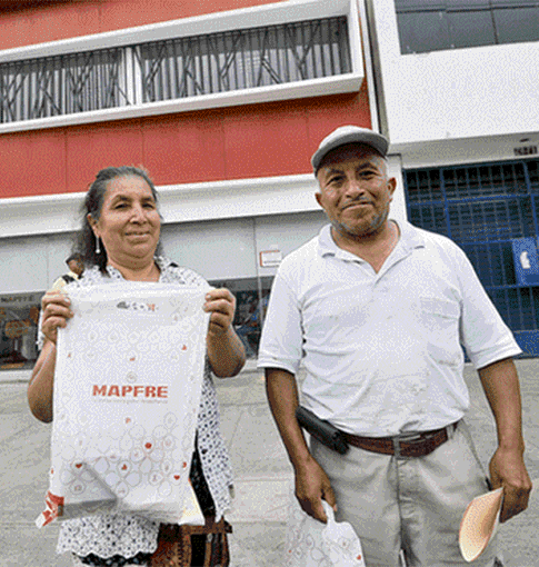 Aniego en SJL: Dora y Luciano, los primeros indemnizados Aniego en SJL: Dora y Luciano, los primeros indemnizados
