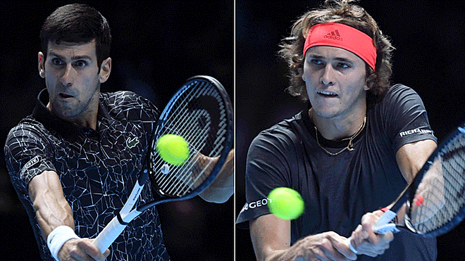 Novak Djokovic vs Alexander Zverev EN VIVO: chocan por el Masters de Maestros 2018