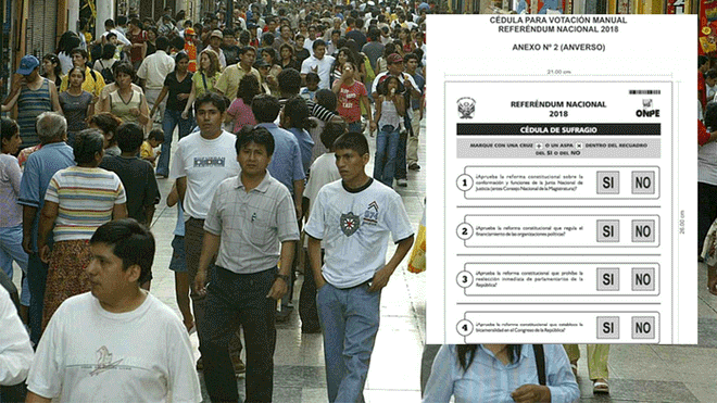 Referéndum 2018: Imagen que circula en redes explica las 4 preguntas de manera sencilla
