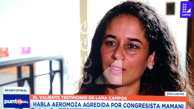 Caso Moisés Mamani: aeromoza dijo que