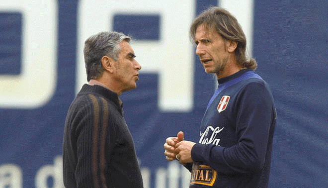 Qué se dijo en la reunión de Ricardo Gareca con Juan Carlos Oblitas