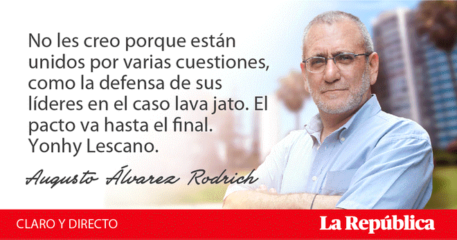 Los rojos quieren preso a Donayre