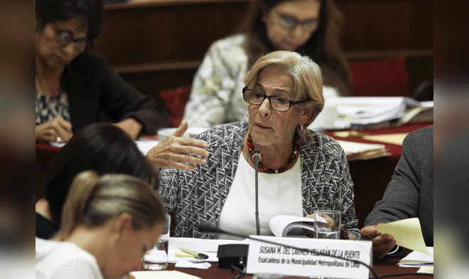Susana Villarán: Volvería a aceptar dinero para el bienestar de la ciudad de Lima