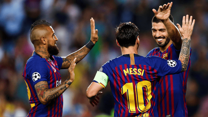 Barcelona debutó goleando por 4-0 al PSV en la Champions League.