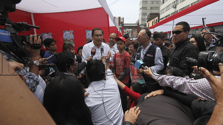 El presidente de la República, MartÃn Vizcarra, participó en la campaña Domingo Familiar de la Salud en el Centro de Lima.